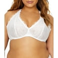 thumbnail image 1 of Curvy Couture Womens Crochet Lace Racerback Bra Style-1280, 1 of 4