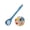 Blue, variant on Plastic 2 in 1 Multipurpose Eggs Beater and Tongs with Ergonomic Handle Nonslip Dishwasher Safe Kitchen Gadget