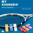 thumbnail image 2 of 3pcs Tennis Overgrip Sticky Racket Badminton Racket Grip Antislip Handle Grip Padel Tennis Grip Sweatband Tacky Handle Black, 2 of 6