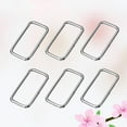 thumbnail image 6 of Ortofally Buckle Ring Metal Rings Strap Buckle Keeper DIY Accessories for Webbing Belts Shoes Bags Strap ( Silver ) 20pcs, 6 of 10
