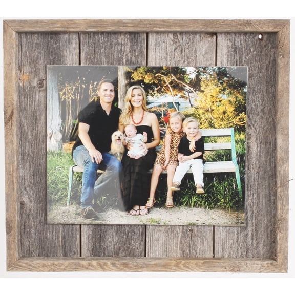 BARNWOODUSA Rustic Wall Decor Picture Frame, Farmhouse, Home Decoration (8" x 10")