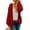 Red, variant on Women's Casual Solid Cardigan Coarse Knit Loose Oversized Knitwear Coat Long Cardigan for Women Womens Button Front Cardigan Sweaters Extra Long Sweater Sweater Long Women Petite Cardigan Coat Long