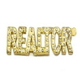 thumbnail image 7 of Realtor Real Estate Agent Crystal Lapel Pin, Gold and Silver Two Pack, 7 of 7