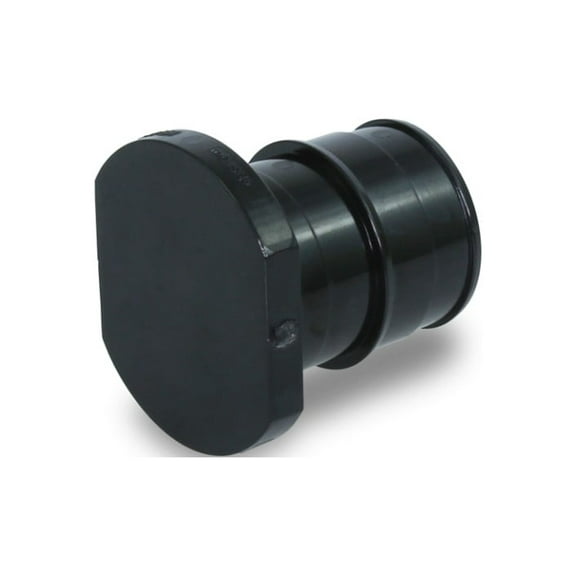 Supply Giant PEX-A Plug End Cap for Pipe; Plastic Poly Alloy; 1'’ Expansion Barb; Black
