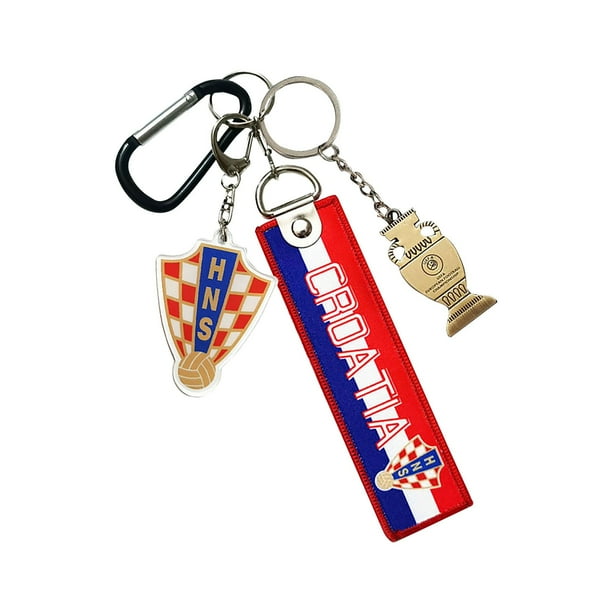 2024 Germany European Cup France Italy Netherlands Portugal Team Emblem Football Keychain Fan Pendant