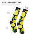 thumbnail image 2 of Compression Socks For Women And Men - Yellow Lemon Cartoon Compression Socks Circulation For Workout, 2 of 2