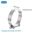 thumbnail image 2 of Uxcell T-Bolt Hose Clamp 2Pack 98-103mm 304 Stainless Steel Intake Intercooler Clamps, 2 of 4