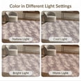 thumbnail image 7 of ODIKA 3'x5' Washable Throw Rug Dye Tie Boho Bleed Diagonal Flow Streak Purple Gothic for Entryway, Kitchen, Mudroom, Stain Resistant, Low Profile, Non-Slip, 7 of 7