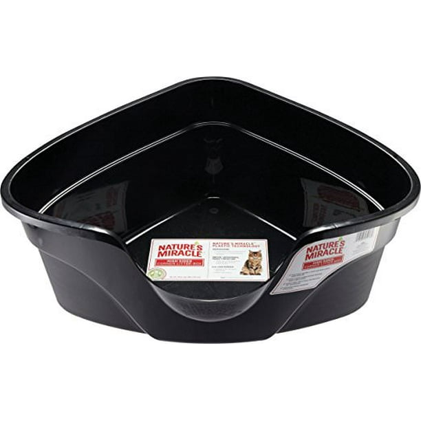 Nature’s Miracle HighSided Corner Litter Box