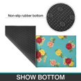 thumbnail image 6 of Pioneer Flower Floral Print Pattern Kitchen Rugs Sets Of 2, Anti Fatigue Non Slip Washable Floor Mats for Kitchen Sink Laundry, 17X30 Inch + 17X47 Inch, 6 of 6