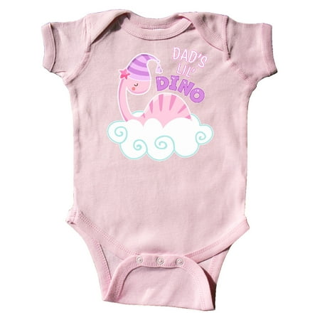 

Inktastic Dad s Lil Dino with Cute Pink Baby Dinosaur Gift Baby Boy or Baby Girl Bodysuit