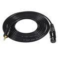 thumbnail image 1 of Esquirla Instrument Cable 3.5mm 1/8 Inch TRS Stereo Male to XLR 3Pin Female Mic Cable 3m, 1 of 8