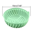 thumbnail image 2 of Reusable Silicone Fryer Basket Liner for Air Fryers | 7.5 Inch Round Pot Insert | Fits 4.2QT & Larger Models | BPA-Free Non-Stick Cooking Accessory | Easy Clean & Dishwasher Safe, 2 of 3