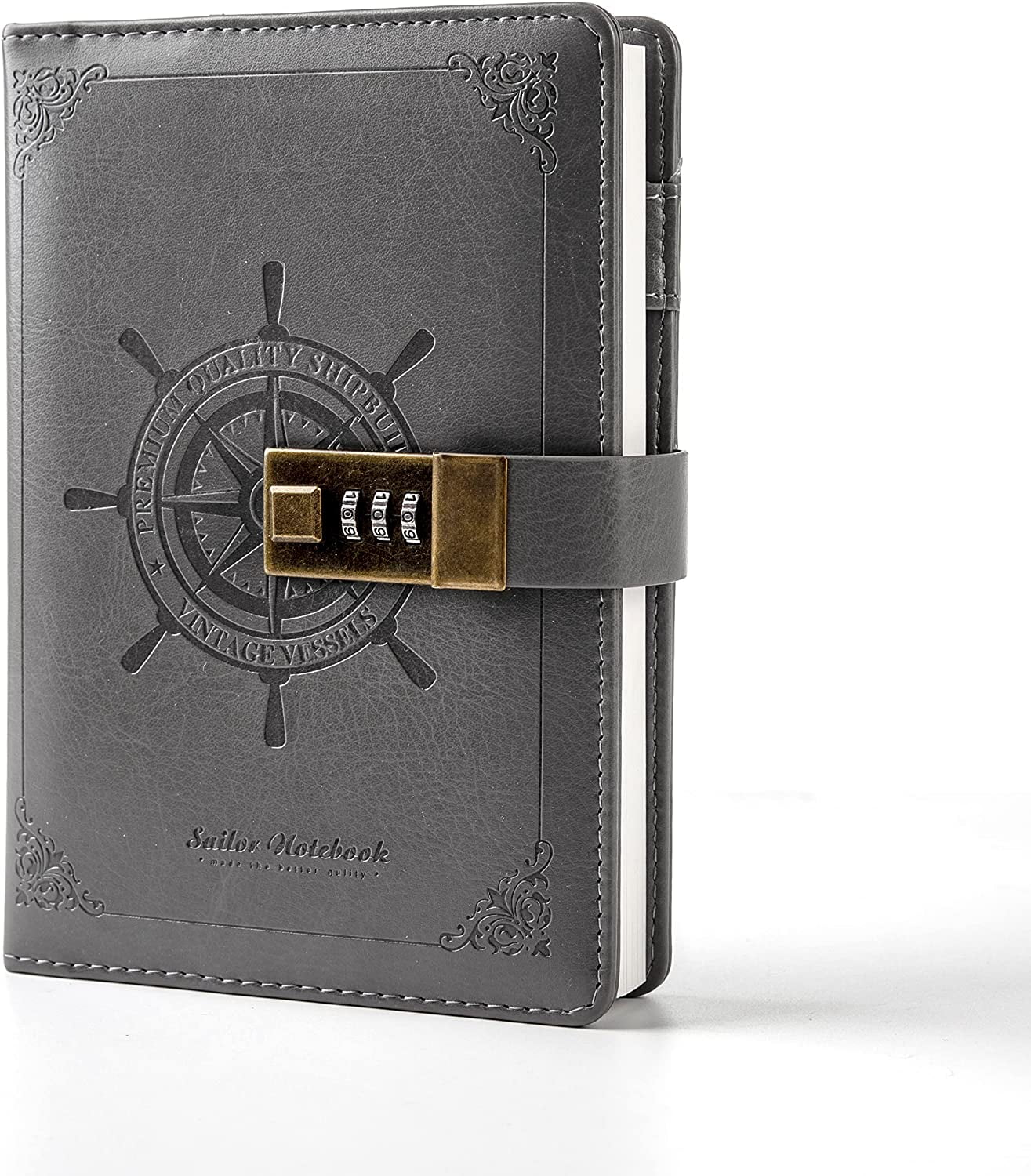 POSHIECA's Lock Diary leather Journal, Teens Leather Locking Dairy