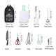 thumbnail image 4 of Portable Travel Utensils Set 9pcs Stainless Steel Camping Kitchen Cookware Set Kitchenware for Backpacking BBQ Camping Picnic, 4 of 5