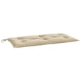thumbnail image 2 of Garden Bench Cushion Beige 39.4" Oxford Fabric, 2 of 6