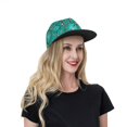 Flat Bill Baseball Cap Boho Dreamcatcher Adjustable Snapback Hat for