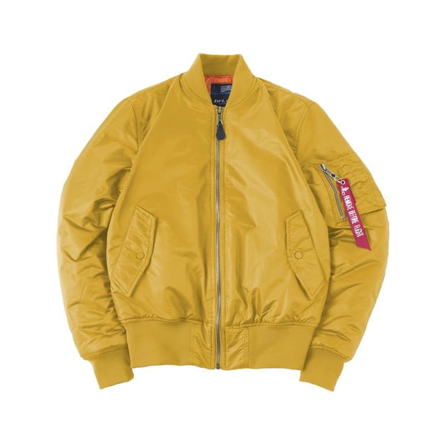 DAFEILI Military MA1 Nylon Padded Windproof Winter White Men Bomber Jacket Quilted Flight Jacket Unisex