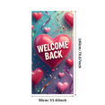 thumbnail image 1 of Welcome Back Banner with Rainbow and Pencils Colorful Backdrop for School Party Classroom Decoration Photography Props Festive Background Decor, 1 of 4
