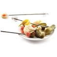 thumbnail image 3 of Norpro 8.75" Stainless Steel Pickle Picker Pincher Fork - Olive Pepper Grabber, 3 of 4