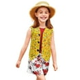 thumbnail image 4 of Kiijoy Girls Sequin Leopard Print Vest Kids Stylish Sleeveless Cardigan Top, Sizes 6-7, 4 of 4