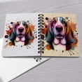 thumbnail image 4 of Basset Hound Portrait Watercolor Vintage Retro Styles Spiral Bound Journal Bassets Dog Breed Lovers Gifts Idea 5x7in Spiral Notebook - 00001, 4 of 5