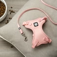 thumbnail image 4 of Vibrant Life Solid Blush Cat Harness and Leash Set, One Size Fits Most, 4 of 7