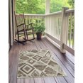 thumbnail image 5 of 2x3 Washable Rug Outdoor Indoor Moroccan Jute Rug Boho Entryway Hallway Rug Colorful Modern Doormat Carpet Anti Slip Back Small Thin Rug for Kitchen Bedroom Bathroom Laundry Room Tan Multi, 5 of 6