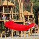 thumbnail image 3 of Columpio colgante para niños con cuerda, juguete volador, tablero curvo, silla columpio, asiento columpio de plástico para árbol, jardín, patio, perfke Asiento abatible, 3 of 9