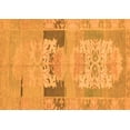 thumbnail image 1 of Ahgly Company Indoor Rectangle Abstract Orange Modern Area Rugs, 8' x 12', 1 of 4