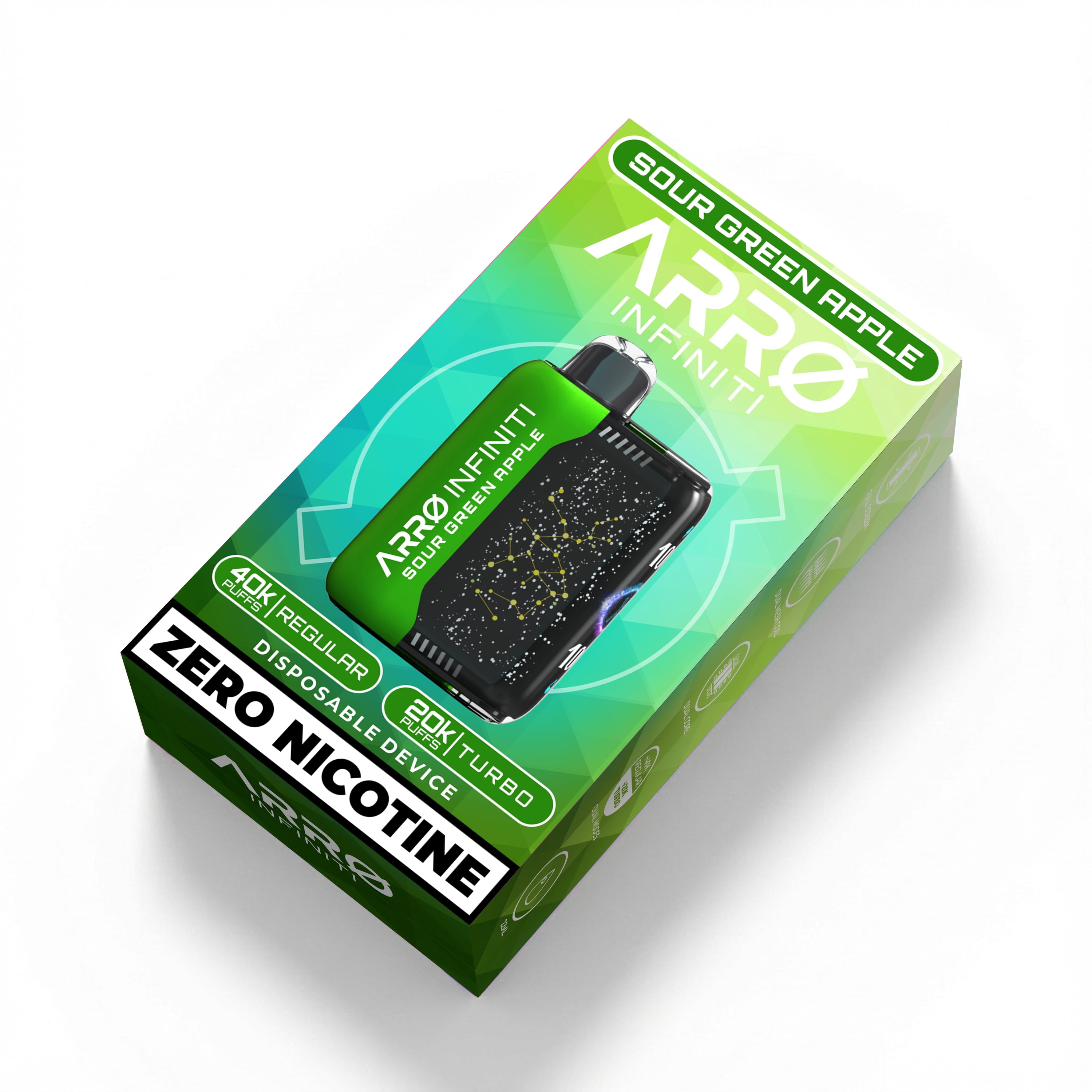 apple tobacco diffuser caruso ARRO Infiniti - Sour Green Apple