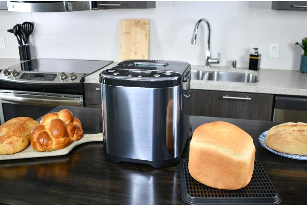 Machine à pain Culinary Chef à 15 programmes - Acier inoxydable