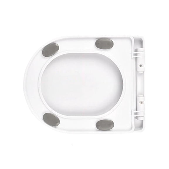 Universal U Shape Toilet Seat Cover Thickened Large Foot Pad set Quiet Close
