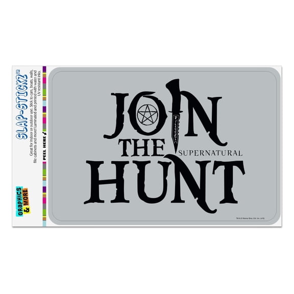 Supernatural Join the Hunt Home Business Office Sign