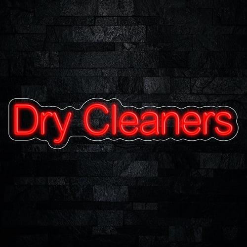 Dry Cleaners LED Neon Sign 27"L x 6"H #33073