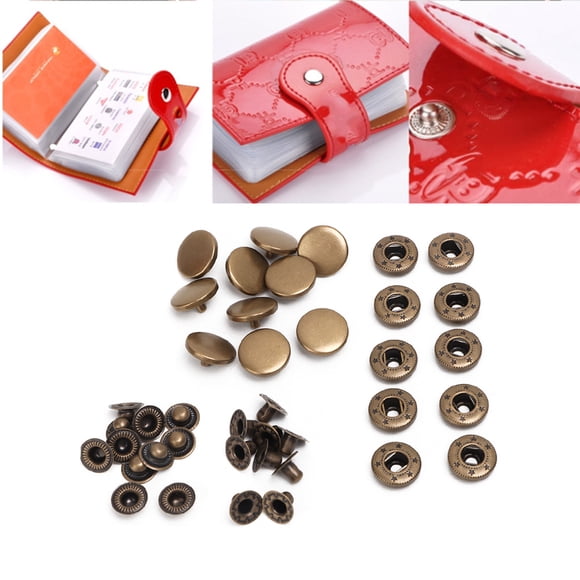 Press Button Fastener Convenient Snap Fasteners Press Stud Snap Button Copper Practical High Efficiency For
