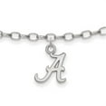 thumbnail image 3 of Auriga Fine Jewelry 925 Sterling Silver Rhodium-plated 9 inch Anklet for Women, 3 of 6