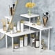 thumbnail image 1 of Organizador de baño JayRex, estante para encimera, 3 niveles, blanco, 1 of 6
