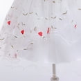 thumbnail image 4 of ZHUASHUM flower girl dresses Prom Outfits Sleeveless Gown Tulle Dress Embroidered Kid Floral Children Dresses easter clothes Red,Size:4-5 Years, 4 of 7