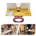 thumbnail image 2 of Mistaha Ensemble de Table Élévatrice pour Routeur de Menuiserie avec Course de Levage de 2 Pouces - Corps en Alliage d'Aluminium, Tige de Support en Acier Inoxydable - Compatible avec des Diamètres de Moteur de 64-65 mm, 2 of 6