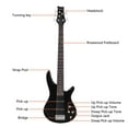 thumbnail image 5 of Glarry Beginner 4-String Electric Bass Guitar with Accessories, 5 of 9