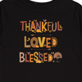 thumbnail image 4 of Inktastic Thankful Loved Blessed Boys or Girls Long Sleeve Toddler T-Shirt, 4 of 5