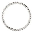 thumbnail image 2 of 14k White Gold Size 8.5 Polished Skinny Rope Band Ring - 1.3 Grams, 2 of 2