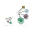 thumbnail image 6 of The Pioneer Woman 8-Piece Plastic Measuring Cup and Spoon Set, Multicolor, 6 of 11