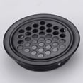 thumbnail image 6 of Round Ventilation Grille Cabinet Hole Grille 35mm 90 Pieces Black for Bathroom Cabinet Wardrobe Shoe Cabinet, 6 of 8