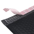 thumbnail image 3 of Padded Mailing Envelopes, 10X13 In, Shipping Bubble Mailers, Black Bubble Mailers, Shock Absorption, Parcel Transit, Matte Black, 50 Pc, 3 of 9