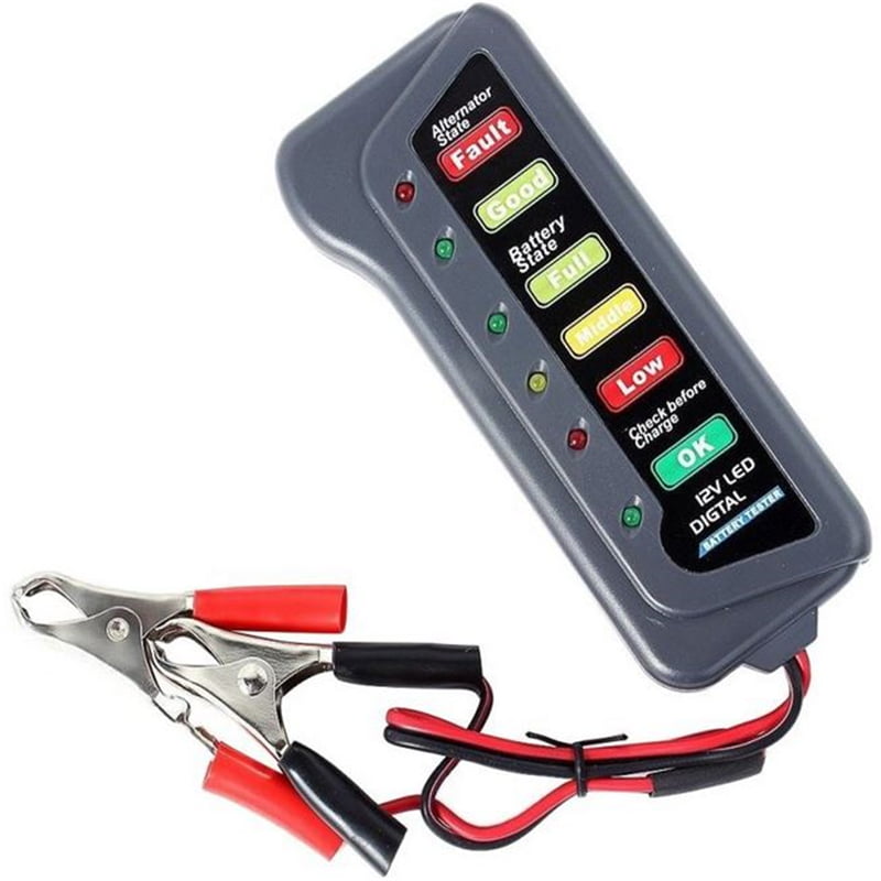 LED 12V Max Car Battery Load Tester Alternator Analyzer Diagnostic Scanner Tool 