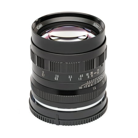 UPC: 0040962928523 | Koah Artisans Series 50mm f/1.4 Manual Focus Lens for Sony E (Black)