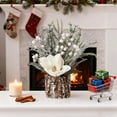 thumbnail image 1 of QTOCIO Décoration de Table de Noël en Bois Souche Adaptée pour Fêtes à la Maison et Cheminée, 1 of 4