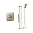 thumbnail image 2 of Toilet Paper Holder, Over The Tank Toilet Paper Holder, Toilet Paper Roll Holder, Wall Mount Toilet Paper Storage for Bathroom Storage and Organization, 2 of 7